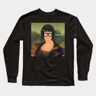 Burgers Painting Da Vinci Tina Long Sleeve T-Shirt